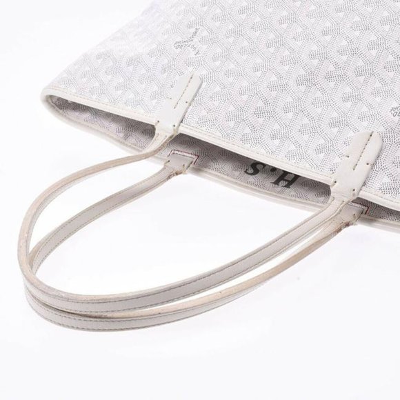 Goyard Goyardine Artois Pm White Coated Canvas Tote - Picture 5 of 13